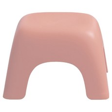 柔軟色彩迷你凳子椅子塑膠椅 大, 粉色, 1個