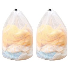 Malltoday 家事女王 洗衣袋, 2個, 06 白色細網