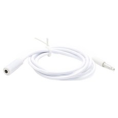 公對母AUX音源延長線耳機耳麥延長線 3.5mm, 12600008, 白色, 1個