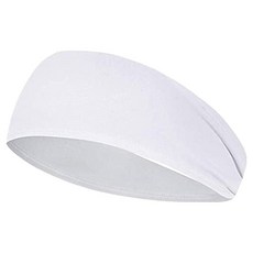 Rebenpick 運動瑜珈健身吸汗 吸汗髮帶, 白色, 1個