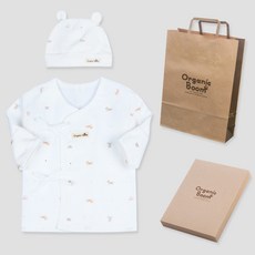 Organic Boom 新生兒用 馬年 四季 肚衣 + 帽子 + 提袋 + 禮盒 4件組