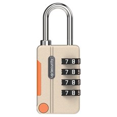 CiTYWALKER 城市漫遊 拼色密碼鎖 C0412933 2.5m鋼絲 金色, 1個