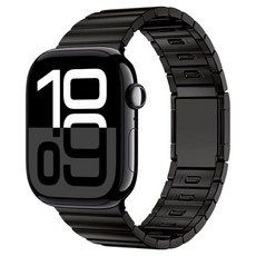 BUILTIN Apple Watch 金屬磁吸Ultra鏈式錶帶, 1個, 極致黑