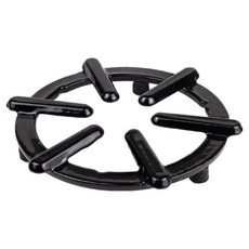 PEARL LIFE 珍珠金屬 日本 Fer 琺瑯加工鑄鐵鍋墊 16cm, 1個, 黑色