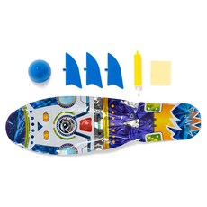 minhwashop 科學空氣壓縮發射火箭玩具DIY組 I2500200, 混合色, 10套