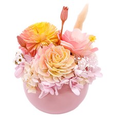 FLORAL M 日落花園秘境香氛擴香花禮, 1個, 粉色
