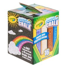 Crayola 繪兒樂 可水洗粉筆, 混合顏色, 16支