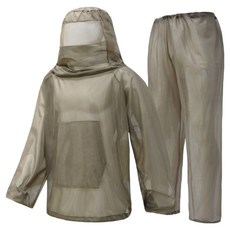 Tisse 防蟲服 養蜂衣 蚊帳衣 多用途 米色, 1套