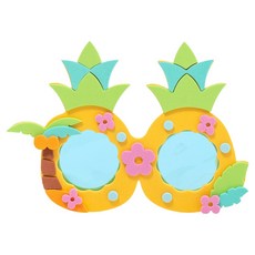 minhwashop EVA 水果太陽眼鏡製作套組 鳳梨 S250007B, 混合顏色, 10套