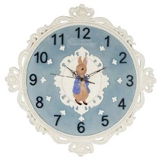 PETER RABBIT 比得兔 古典風時鐘 MD1007, 藍色