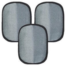 E City 靜電寵物除毛手套, 黑色, 3個