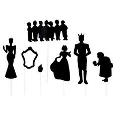 minhwashop 童話紙影戲製作套組 白雪公主 S250023A, 20套, 混合色