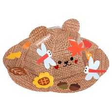 민화샵 가을 종이 밀짚 모자 만들기 세트 S2500180, 10세트, 혼합색상