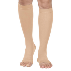 Soyo商會 均衡高彈力壓力襪 膚色 2入, 小腿/膝蓋型, 1個