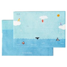 KerKerland 插畫信封袋, 6個裝, 夏天
