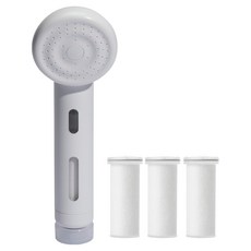 SHIFT 香氛膠囊蓮蓬頭 + 濾心 4p 組, 1套, 純淨白