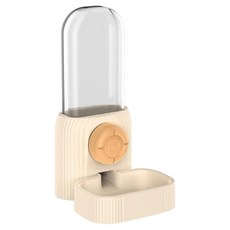 Pets Family 固定式寵物自動飲水器 520ml WO009, 1個, 米色