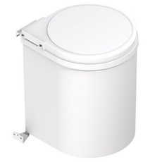 Hailo solo 連動掀蓋垃圾桶 502.12.729 白色, 1層