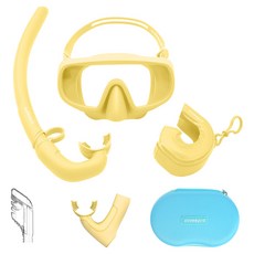 Diveepro Aquagen浮潛面罩, 陽光親吻的黃色