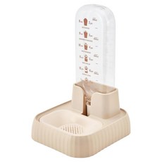 Pets Famliy 寵物自動餵水器 500ml WO072, 1個, 米色