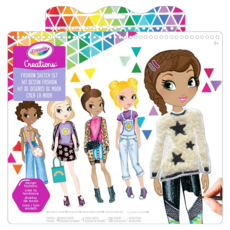 Crayola 繪兒樂 素描貼紙組, 時尚穿搭, 1套