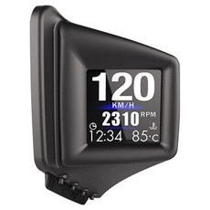 領先者 P8 HUD抬頭顯示器 液晶螢幕OBD2 + GPS行車電腦, 1個, 黑色