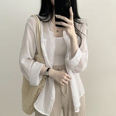 UNHEVE 女款半透視襯衫