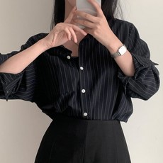UNHEVE 女款復古條紋襯衫