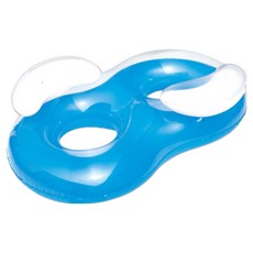 Bestway 雙人泳圈 43009, 藍色, 1個
