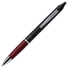 PILOT 百樂 FRIXION 韓國百樂 按壓式原子筆 木紋 0.5mm, 1個, 深紅色(筆身), 黑色(墨水)