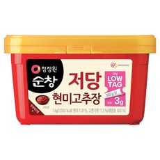 청정원순창 대상 순창 저당 현미 고추장, 1kg, 1개