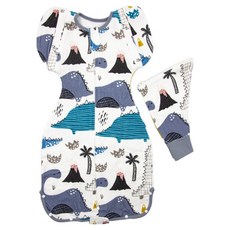 OhBabyLying 春秋薄款 可換袖成長包巾 XL