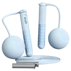 HOME GYM CLUB 居家健身 新款兩用負重跳繩 大球, FE021, 藍色, 1個