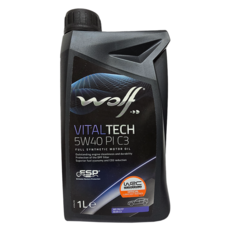 WOLF VITALTECH PI C3 全合成機油, 5w40, 1個, 1L