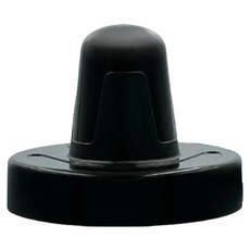 Baby Garden 香草奶嘴馬卡龍收納蓋 輕巧便攜/拿取方便, 黑色, 1個