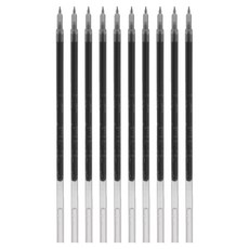 파이롯트 쥬스업 3/4색 다색볼펜 리필심 0.4mm, 블랙, 10개