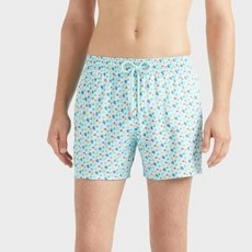 VILEBREQUIN 男士彩虹海龜印花泳褲, 太平洋色