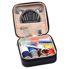 Modutem 家用便攜式11色線針線包組合 10 x 10 x 5 cm, 1套, 黑色