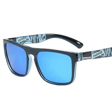 Assemvel 偏光戶外騎行運動太陽眼鏡, 透明藍框藍色鏡片, 1個