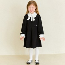 헤이미니 로맨틱 프릴 카라 리본 원피스