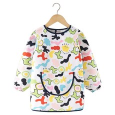 ARTJOY 兒童長袖美術圍裙, 圖案