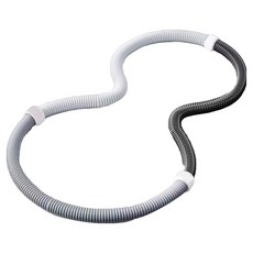 MICHAEL FITNESS 麥克健身 黑武士軟體呼拉圈 卡扣升級款, 1個, 黑色 + 灰色, 1.5kg