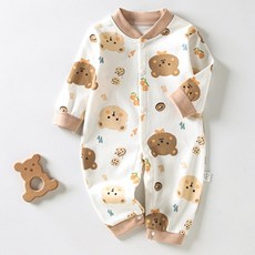 JOYMULTI Gombly 純棉內衣長袖連身衣