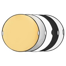 슈어밀 實用攝影用反光板套組 110cm, 1套, 便攜式多合一5合1 軟式握把