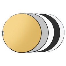 Sure-mill 實用攝影反光板套組 60 cm, 1套, 便攜式多合一 5 in 1 反光板硬質手把