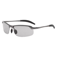 BetterWells 騎行鋁製偏光太陽眼鏡, 1個, 灰色