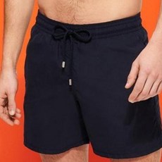 VILEBREQUIN 男士素色泳褲, 黑色