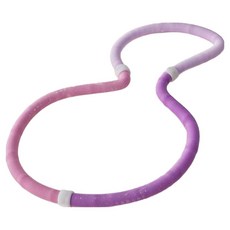 MICHAEL FITNESS 麥克健身 黑武士軟體呼拉圈 卡扣升級款, 1個, 紫色 + 粉色, 1.5kg