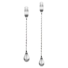 WAGENSTEIGER 不鏽鋼叉型吧叉匙 26cm + 32cm 套組, 1套, 單一顏色