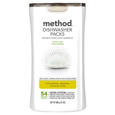 method 三效聰明洗碗球 萊姆薄荷 54顆, 880g, 1個